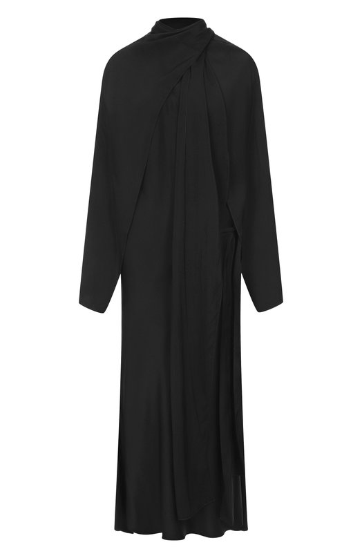 Платье из вискозы Petar Petrov F25TD14/TWILL Чёрный F25TD14/TWILL