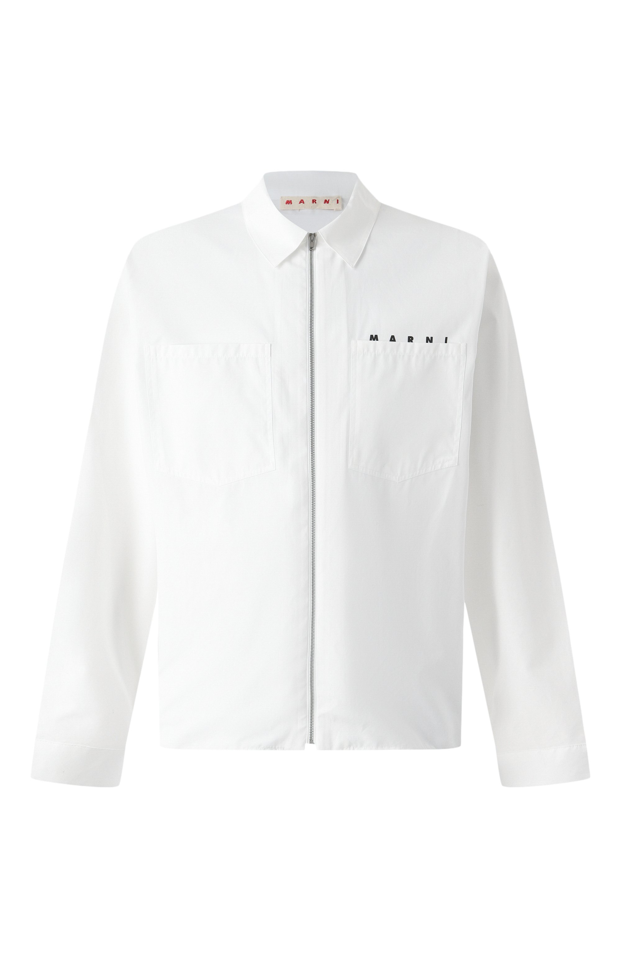 Хлопковая куртка-рубашка MARNI, арт. CUMU0297P0/USCT88, фото 1