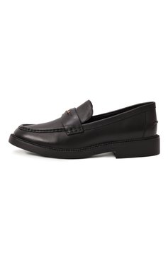 Женские кожаные пенни-лоферы eden MICHAEL MICHAEL KORS черного цвета, арт. 40R4EDMP1L | Фото 4 (Подошва: Платформа; Каблук высота: Низкий; Материал сплава: Проставлено; Драгоценные камни: Проставлено; Материал внутренний: Натуральная кожа; Материал внешний: Натуральная кожа)