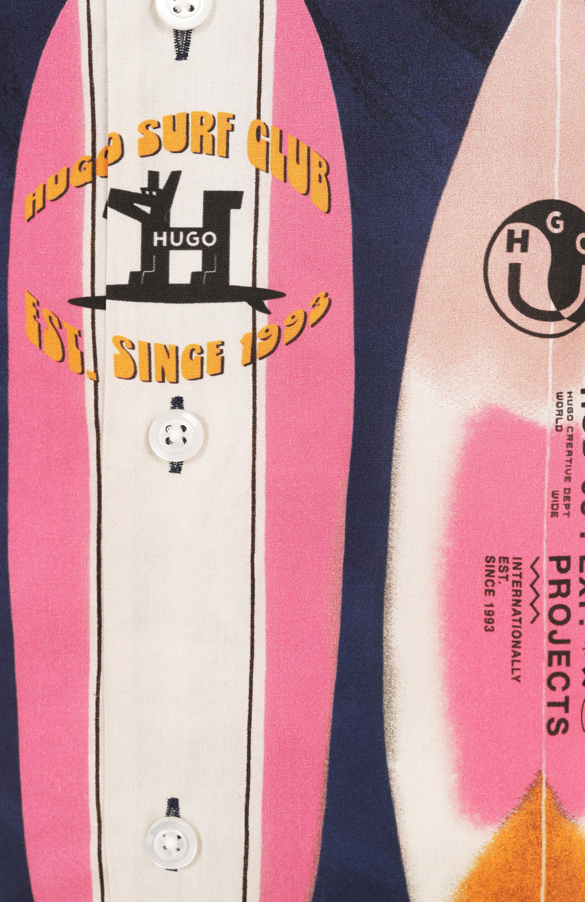 Хлопковая рубашка HUGO BLUE, арт. 50544569, фото 6