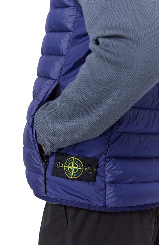 Утепленный жилет Stone Island K1S15G100007S0024 Синий  K1S15G100007S0024 Фото 5