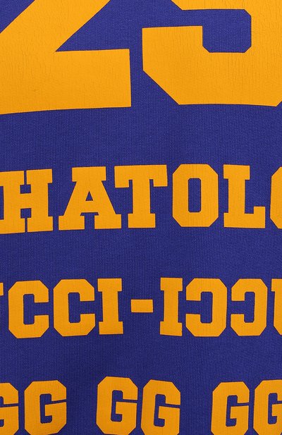 Хлопковое худи GUCCI, арт. 655469/XJDHN, фото 5