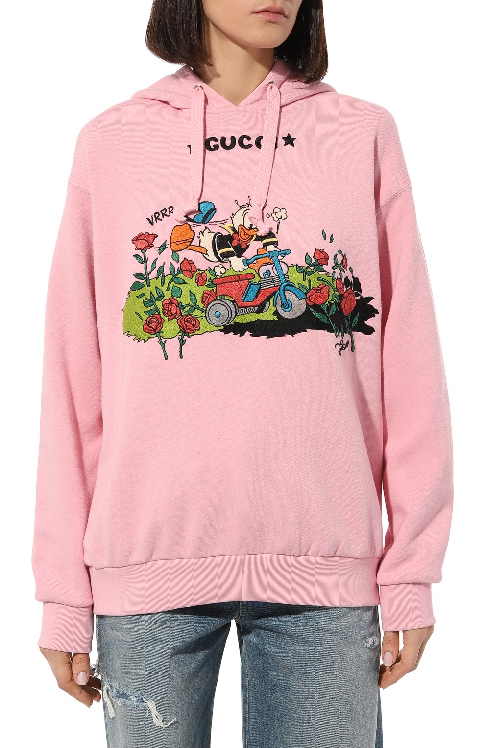 Хлопковое худи disney x gucci GUCCI, арт. 615061 XJDC7, фото 3