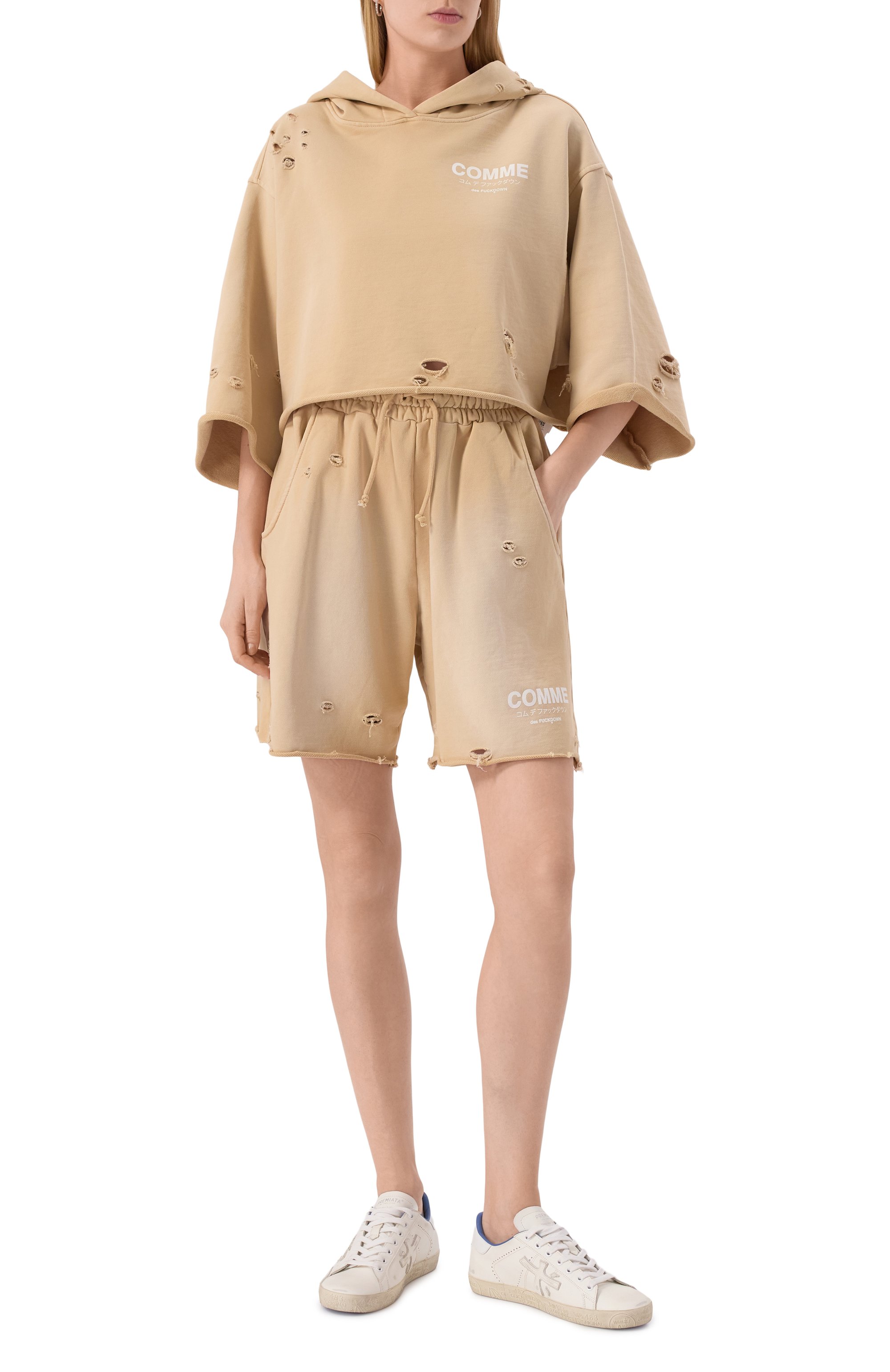 Хлопковое худи COMME DES FUCKDOWN, арт. CFABW01235, фото 2