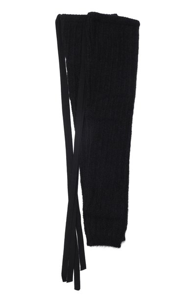 Митенки из шерсти и шелка ANN DEMEULEMEESTER черного цвета по цене 55600 руб., арт. B0014347/KN069, фото 2 Митенки из шерсти и шелка ANN DEMEULEMEESTER, арт. B0014347/KN069, фото 2