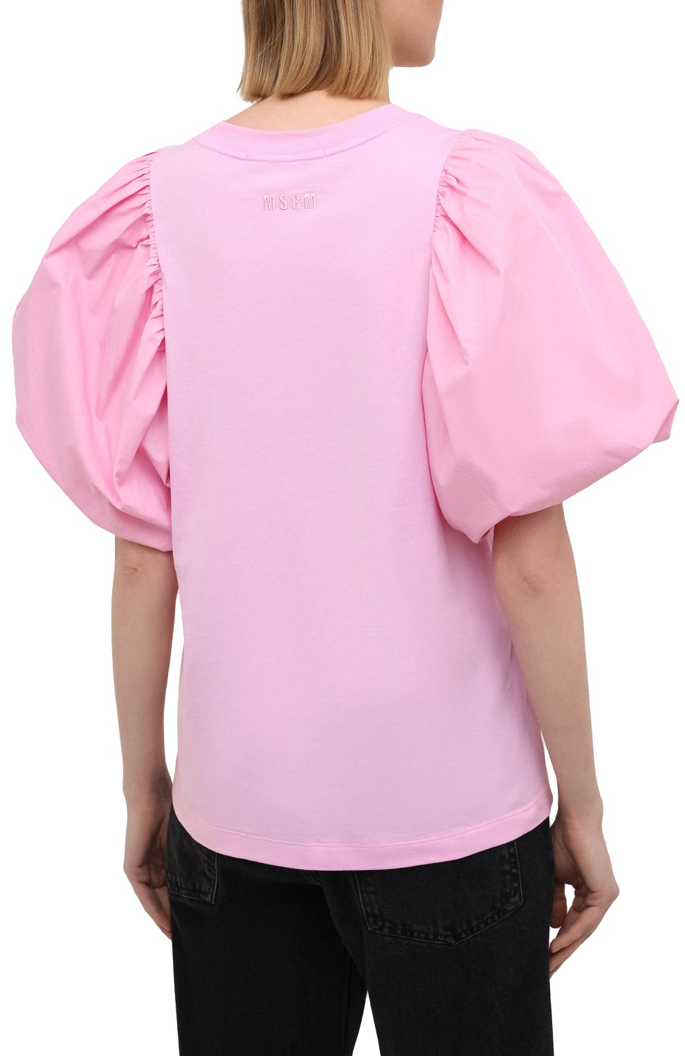 Хлопковая футболка MSGM, арт. 3041MDM75 217298, фото 4