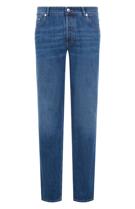 Джинсы Traditional Fit Brunello Cucinelli M0Z37B3210 Синий M0Z37B3210