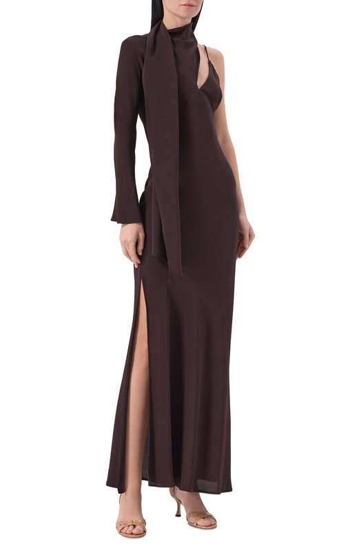 Кожаные босоножки Elsy 70 Jimmy Choo ELSY70CBH Бежевый  ELSY70CBH Фото 3