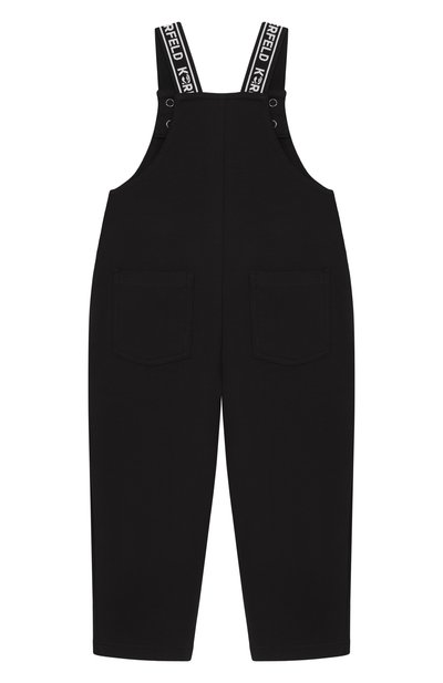 Комплект из лонгслива и комбинезона KARL LAGERFELD KIDS черно-белого цвета по цене 15250 руб., арт. Z30664, фото 3 Комплект из лонгслива и комбинезона KARL LAGERFELD KIDS, арт. Z30664, фото 3