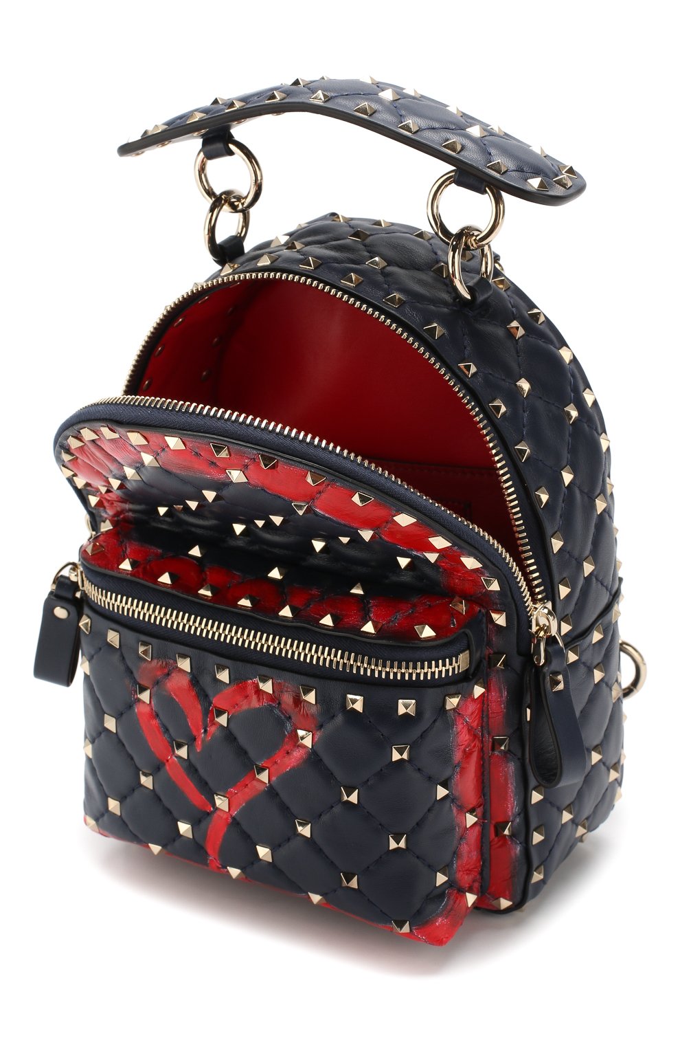 Рюкзак rockstud spike mini VALENTINO, арт. SW2B0B63/NZW, фото 3