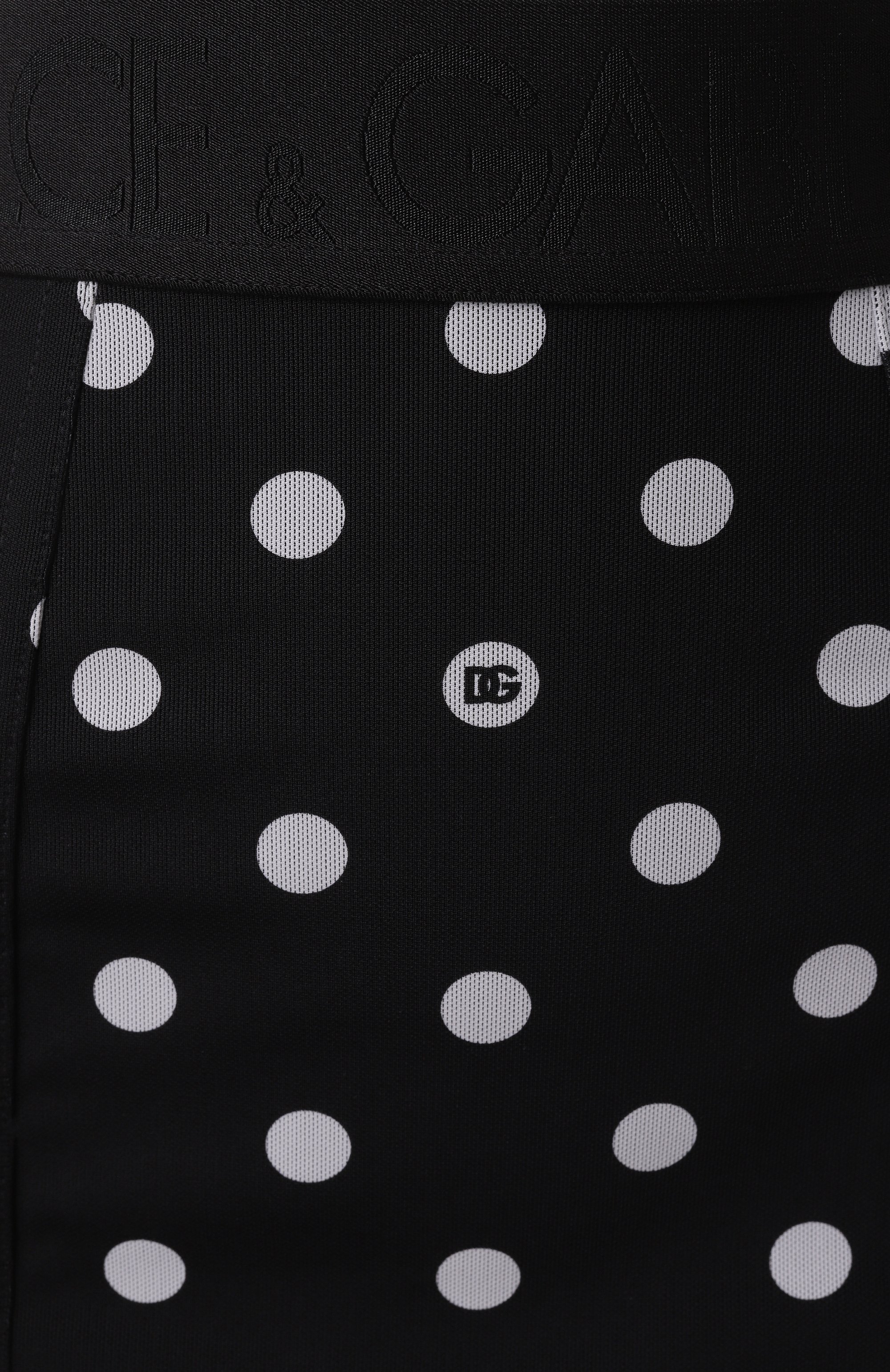 Юбка DOLCE & GABBANA черно-белого цвета по цене 79150 руб., арт. F4CJVT/FSUBH, фото 6 Юбка DOLCE & GABBANA, арт. F4CJVT/FSUBH, фото 6