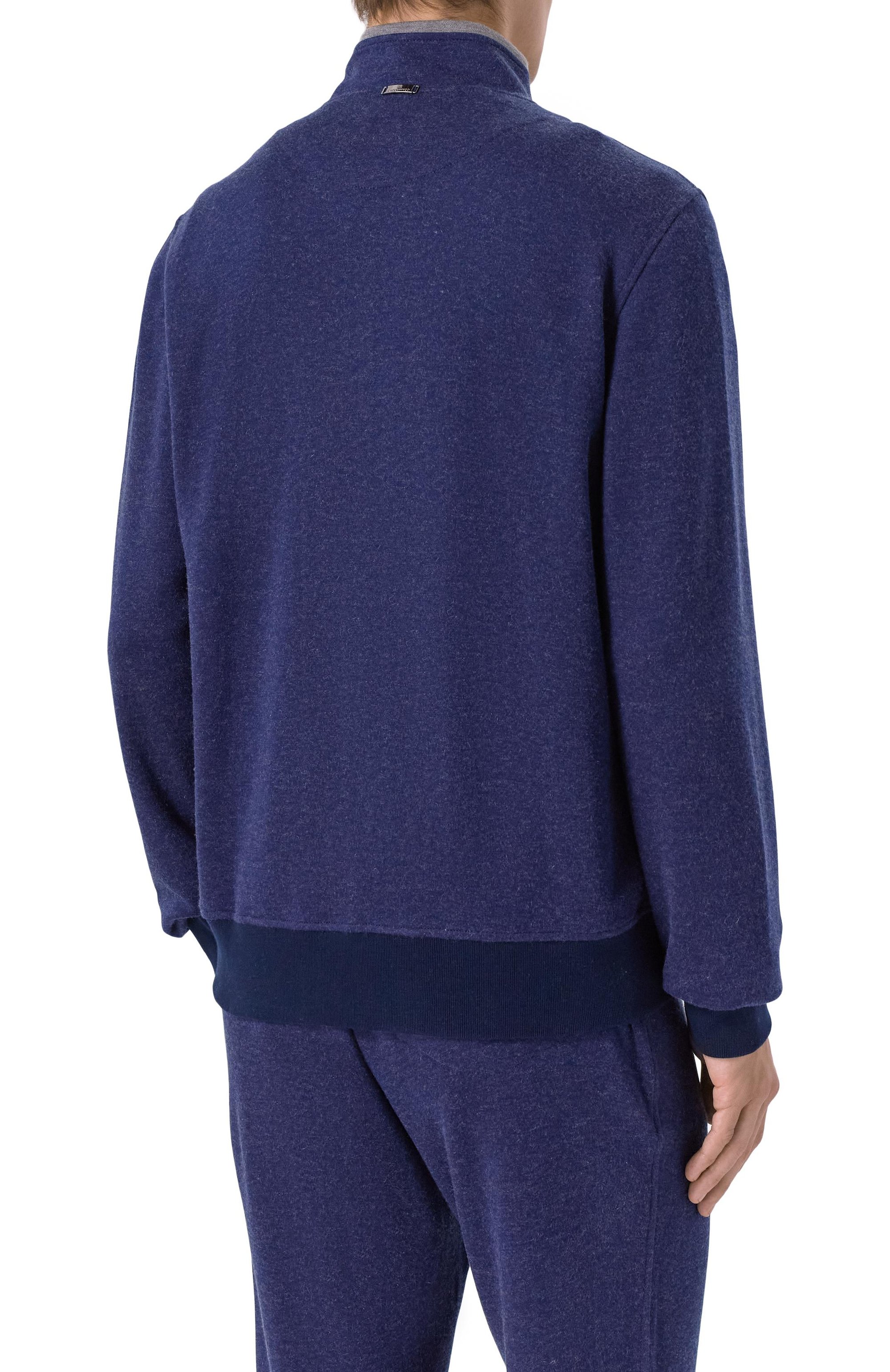 Толстовка CAPOBIANCO темно-синего цвета по цене 106000 руб., арт. 19M457.CM00./58, фото 4 Толстовка CAPOBIANCO, арт. 19M457.CM00./58, фото 4