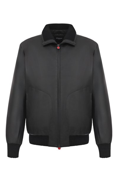 Мужской кожаный бомбер KITON, арт. UW2239V0416H20