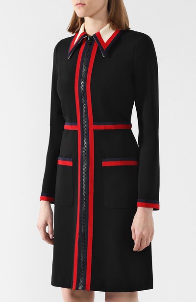 Платье на молнии с контрастной отделкой GUCCI, арт. 538743/X927B, фото 3