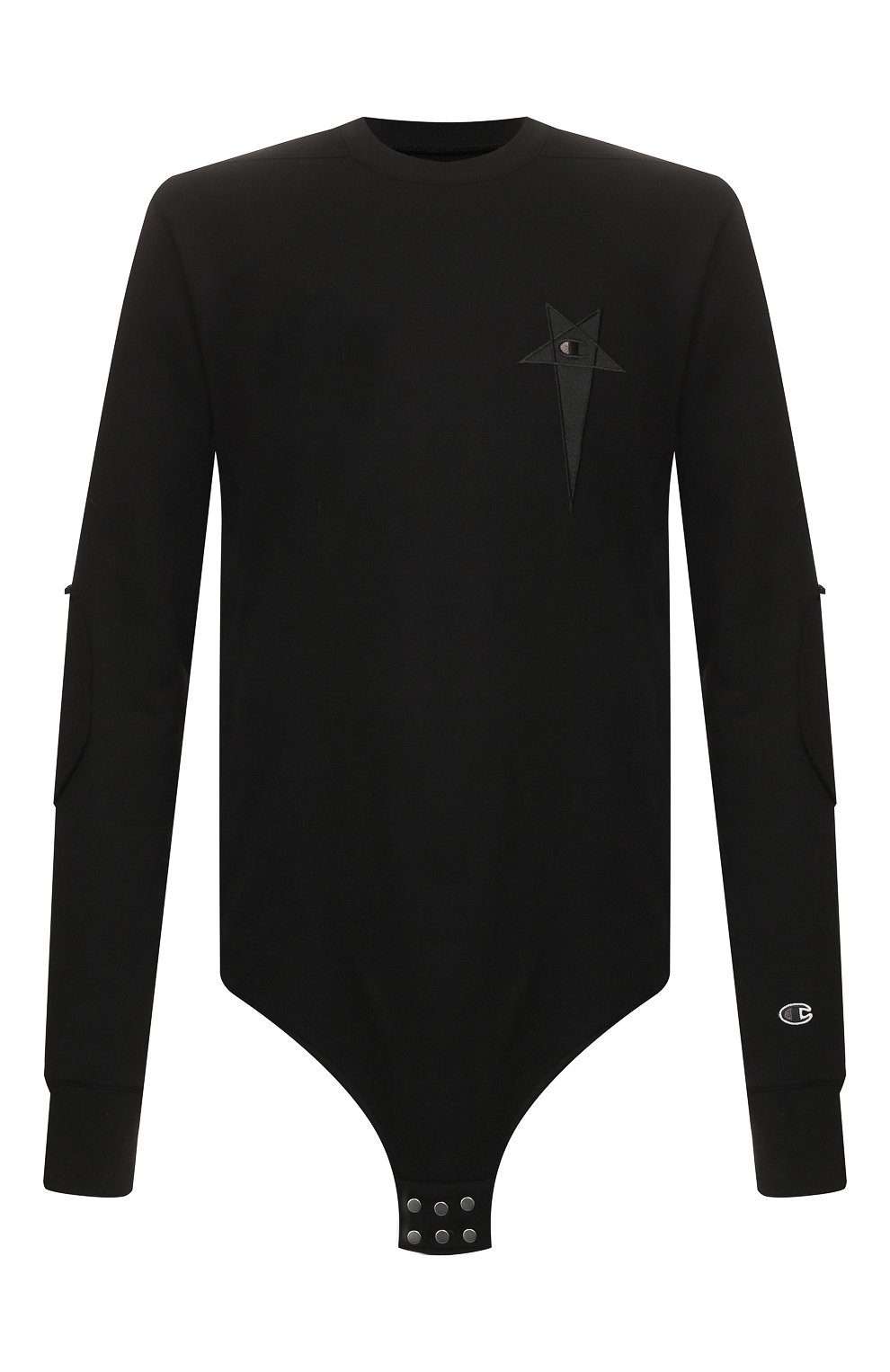 Хлопковый лонгслив rick owens x champion RICK OWENS, арт. CM20S0008/215089, фото 1