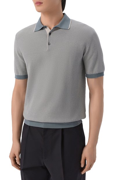 Хлопковое поло CORNELIANI, арт. 27M507/2725128, фото 3