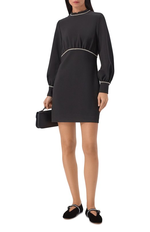 Бархатные балетки Stella Le Monde Beryl STE-VEL-BCR Чёрный  STE-VEL-BCR Фото 3