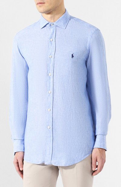 Льняная рубашка POLO RALPH LAUREN, арт. 710740806, фото 3