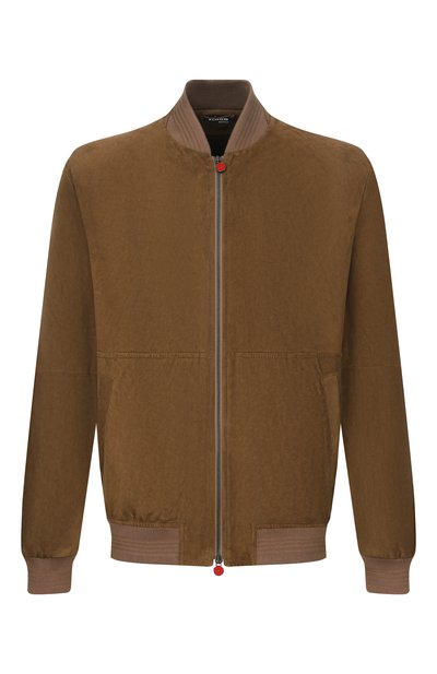 Мужской замшевый бомбер KITON, арт. UW2345V0812H