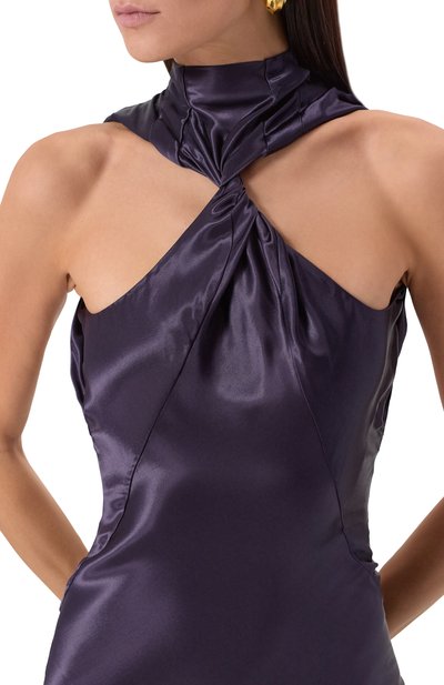 Атласное платье THE ATTICO, арт. 250WCW00222/VVV102AA, фото 5