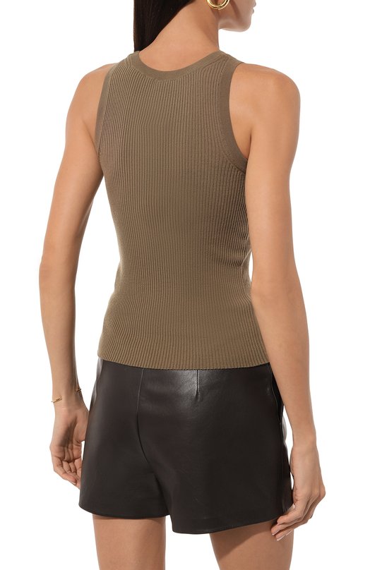 Шерстяной топ Petar Petrov F24K27 Хаки  F24K27 Фото 4