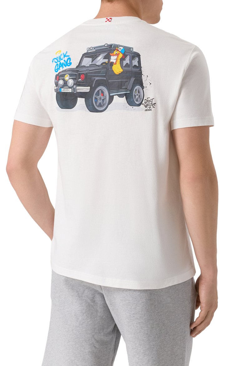 Хлопковая футболка MC2 SAINT BARTH, арт. STBM TSHIRT MAN/02975H, фото 1