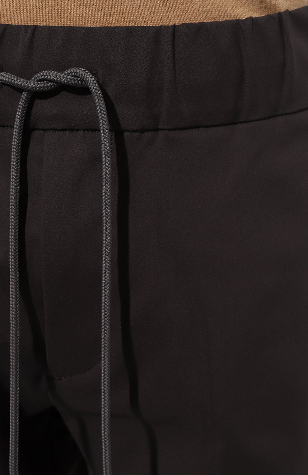 Хлопковые брюки KAZUYUKI KUMAGAI темно-серого цвета по цене 48650 руб., арт. AP22-009, фото 5 Хлопковые брюки KAZUYUKI KUMAGAI, арт. AP22-009, фото 5