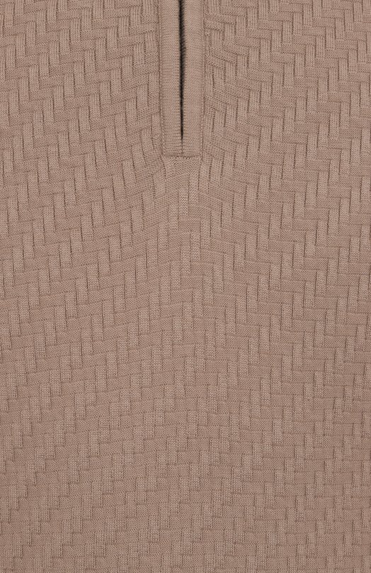Джемпер из хлопка и шелка Brioni UMS70L/PAK22 Бежевый  UMS70L/PAK22 Фото 6