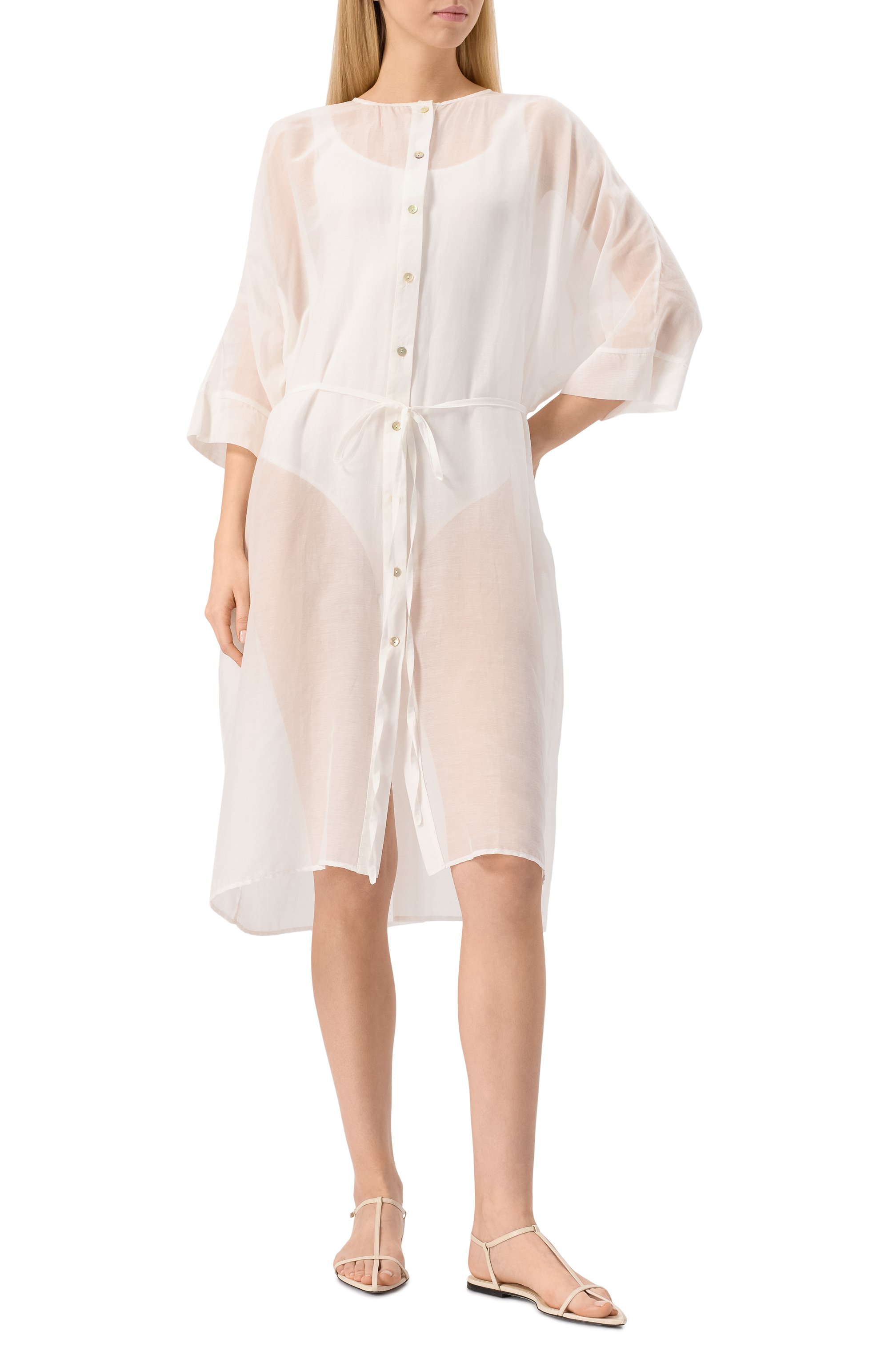 Туника из хлопка и шелка LILA EUGENIE, арт. 2505, фото 2