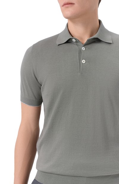  Хлопковое поло BRUNELLO CUCINELLI, арт. M29800125, фото 5