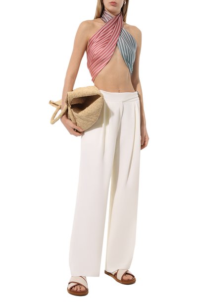 Шелковая шаль GIORGIO ARMANI разноцветного цвета по цене 83200 руб., арт. 795210/4R122, фото 2 Шелковая шаль GIORGIO ARMANI, арт. 795210/4R122, фото 2