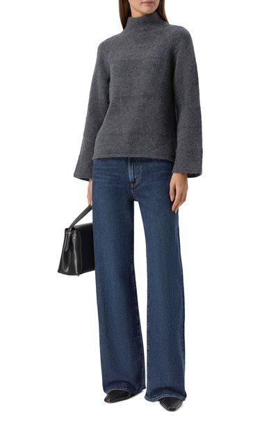 Свитер EMPORIO ARMANI темно-серого цвета по цене 45950 руб., арт. EW005074/AF27537, фото 2 Свитер EMPORIO ARMANI, арт. EW005074/AF27537, фото 2