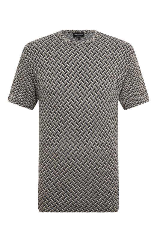 Футболка из вискозы Giorgio Armani 3DSM77/SJEGZ Серый 3DSM77/SJEGZ