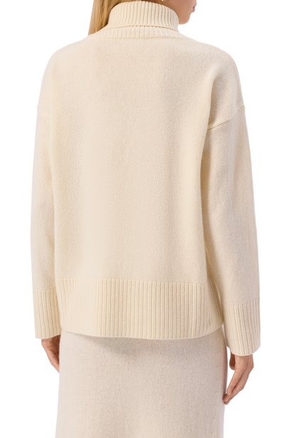 Свитер из шерсти и кашемира PIETRO BRUNELLI кремового цвета по цене 34650 руб., арт. MAG012/WS0013/0002, фото 4 Свитер из шерсти и кашемира PIETRO BRUNELLI, арт. MAG012/WS0013/0002, фото 4