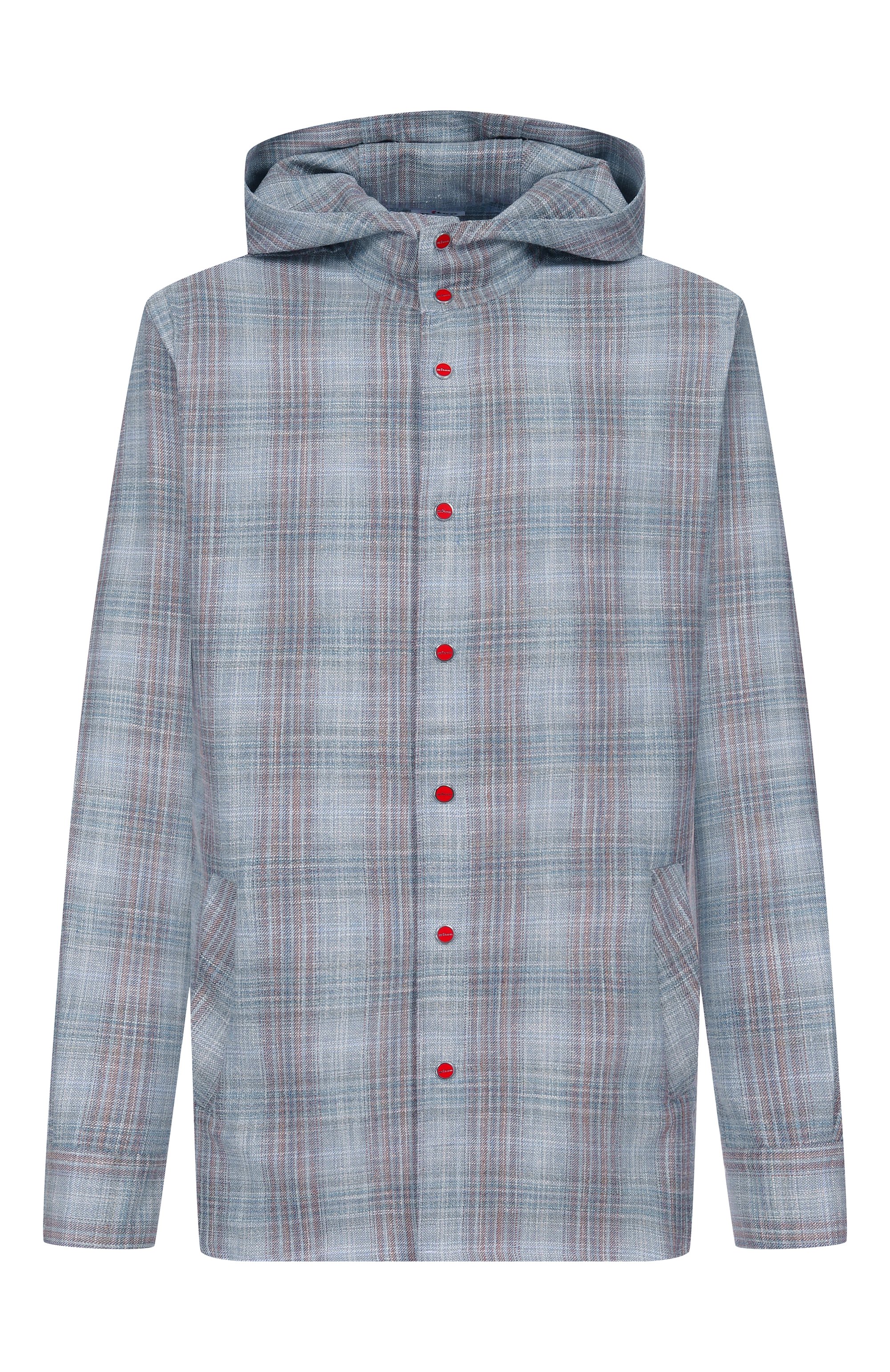 Рубашка из шерсти и шелка KITON, арт. UMCMARK0628G, фото 1
