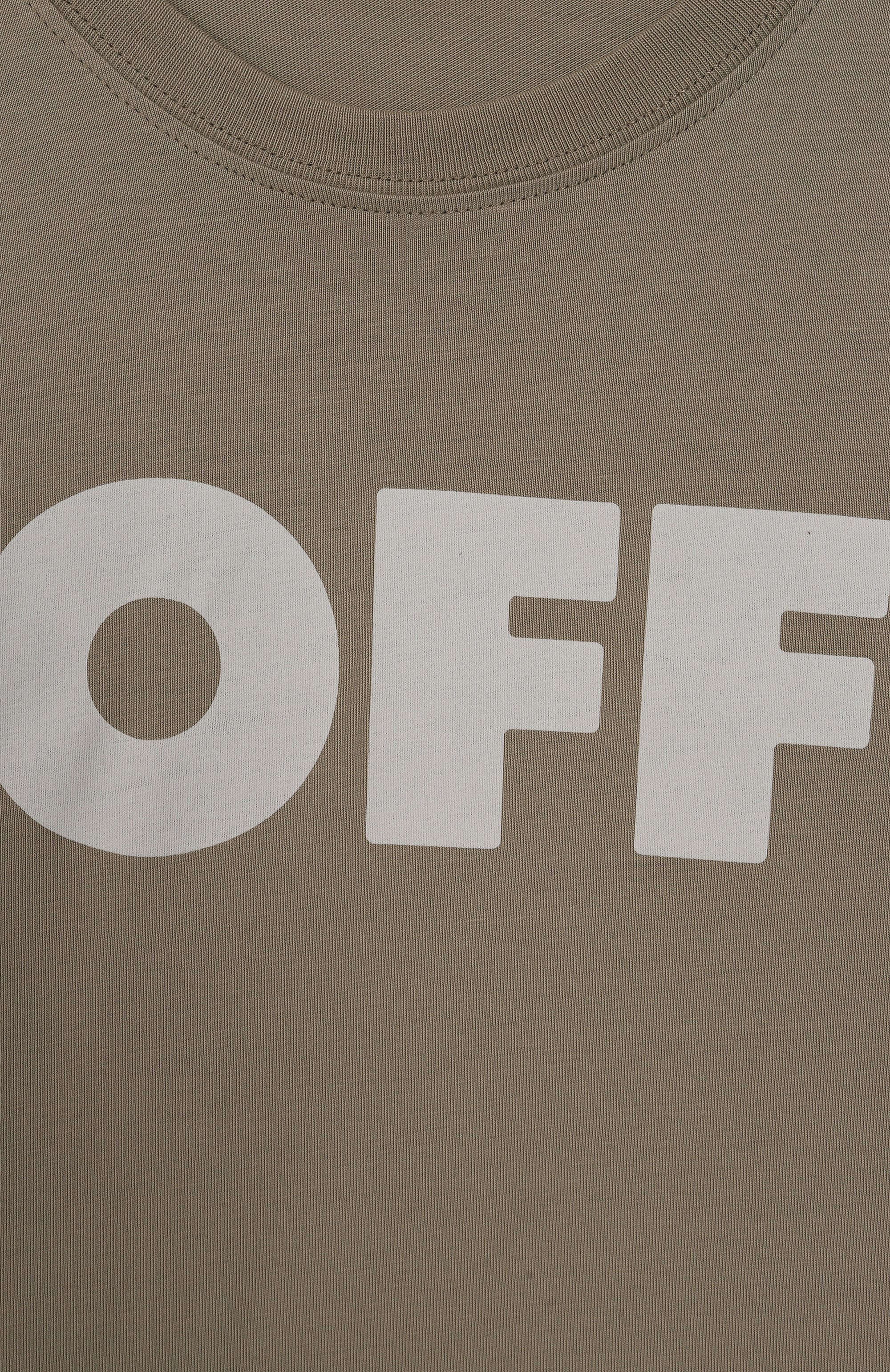 Хлопковая футболка OFF-WHITE, арт. 0BAA002S25JER003/12+, фото 3