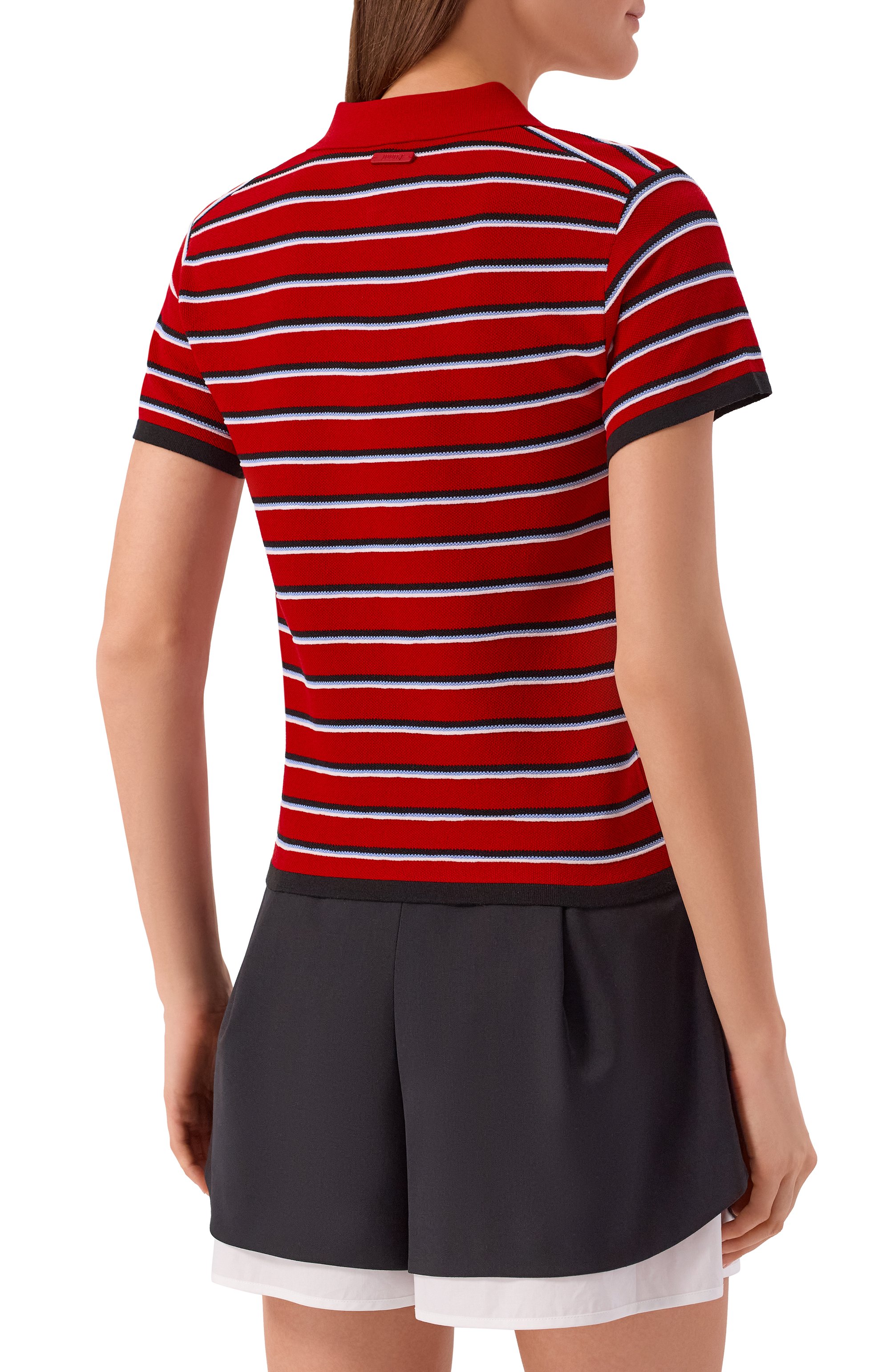 Поло JUUN.J красного цвета по цене 43550 руб., арт. JW6351W03, фото 4 Поло JUUN.J, арт. JW6351W03, фото 4