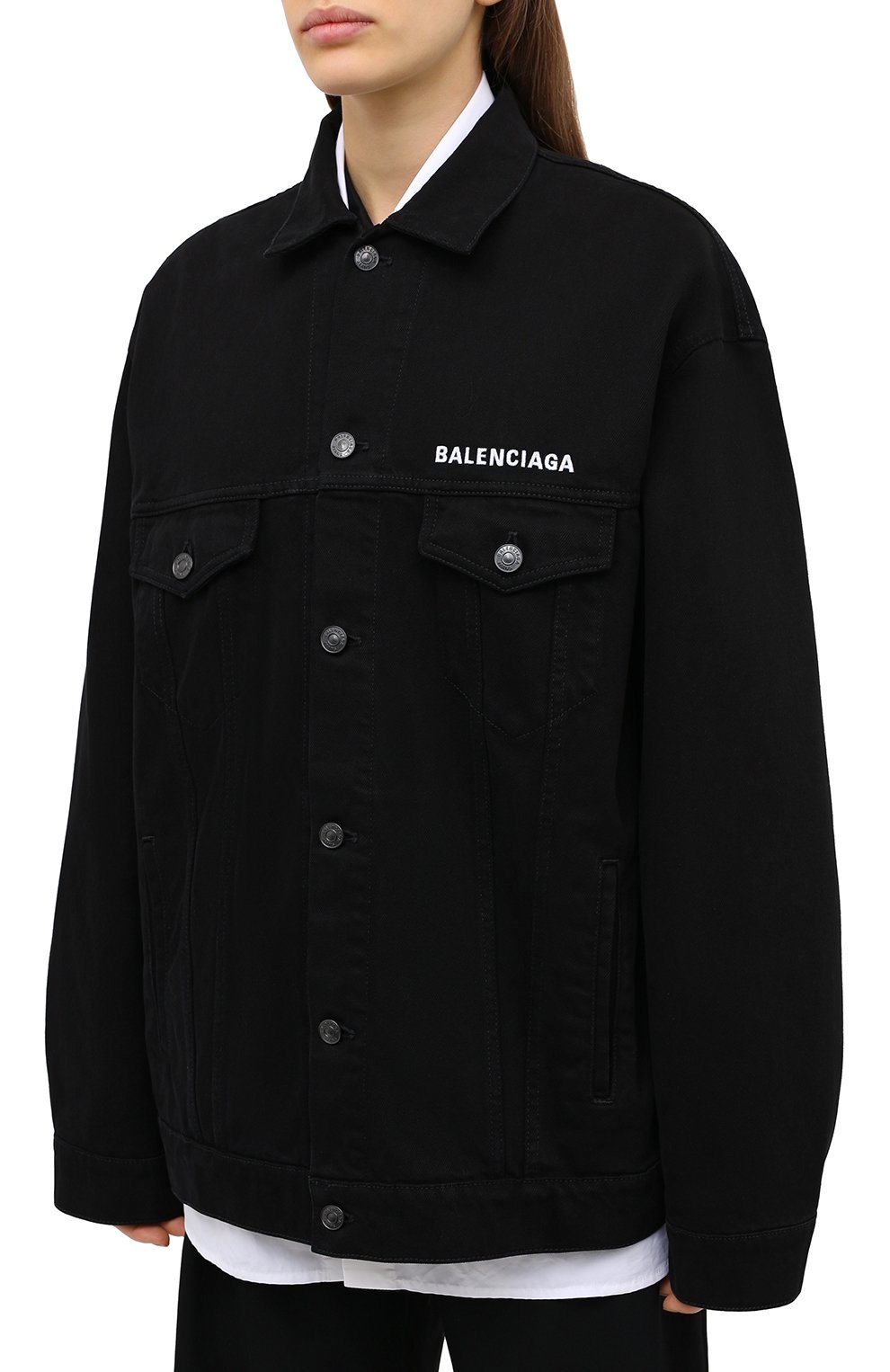 Джинсовая куртка BALENCIAGA, арт. 628857/TEW35, фото 3