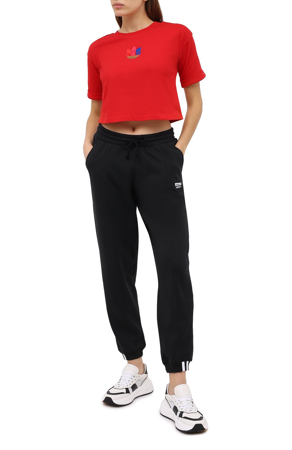 Хлопковые джоггеры ADIDAS ORIGINALS, арт. GD3092, фото 2