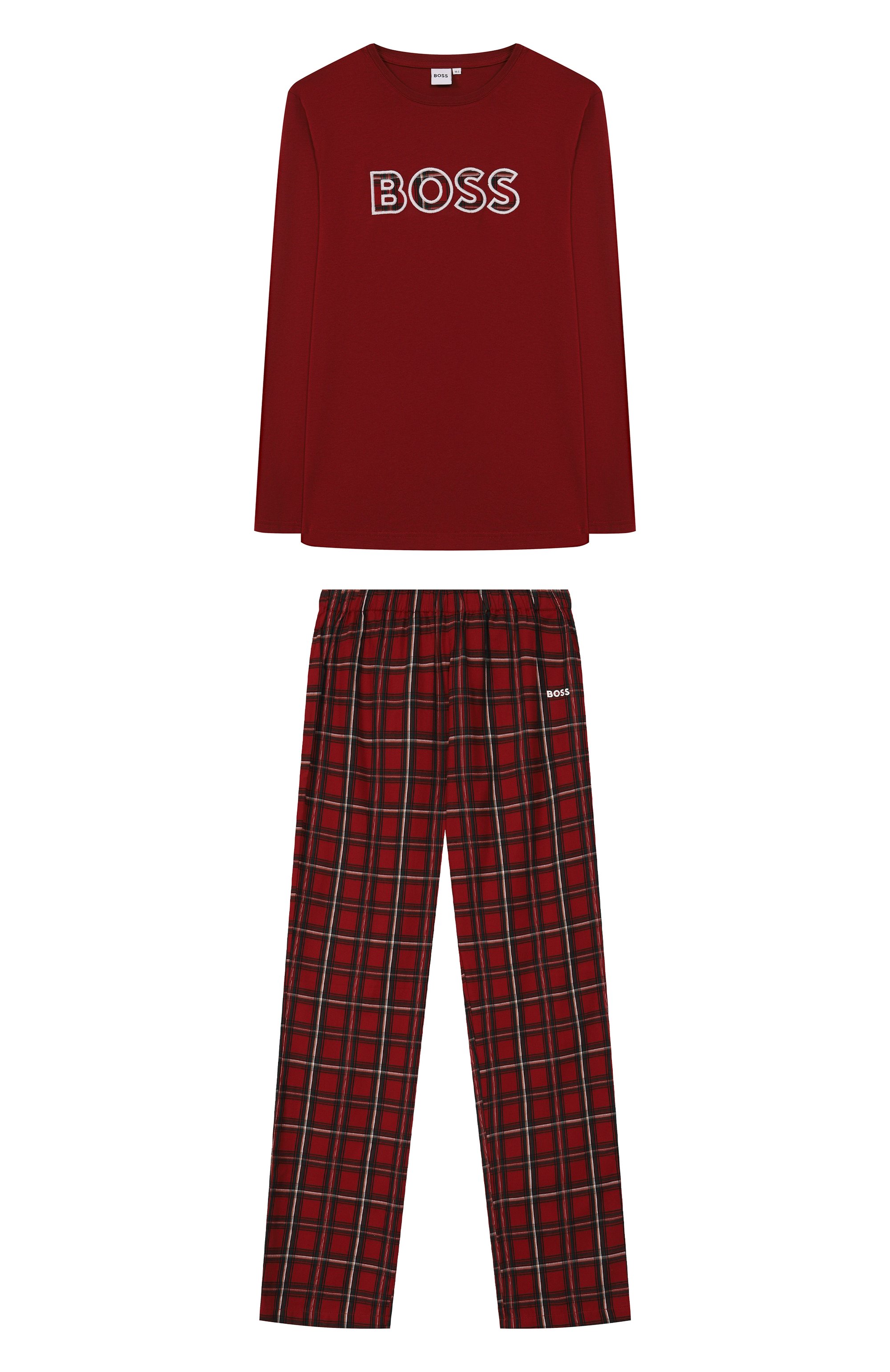 Хлопковая пижама BOSS, арт. J51138/14A-16A, фото 1