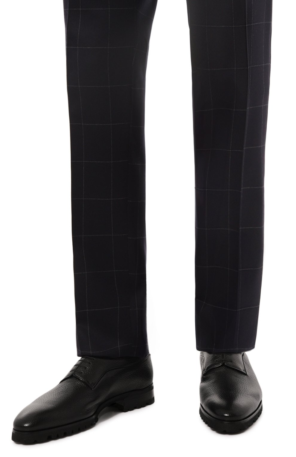 Кожаные дерби ARTIOLI черного цвета по цене 194500 руб., арт. 06S169/BUFFERED CALF RB/G, фото 3 Кожаные дерби ARTIOLI, арт. 06S169/BUFFERED CALF RB/G, фото 3