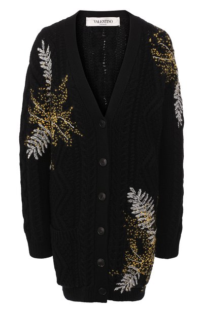 Женский шерстяной кардиган VALENTINO, арт. RB3KH00BUBI