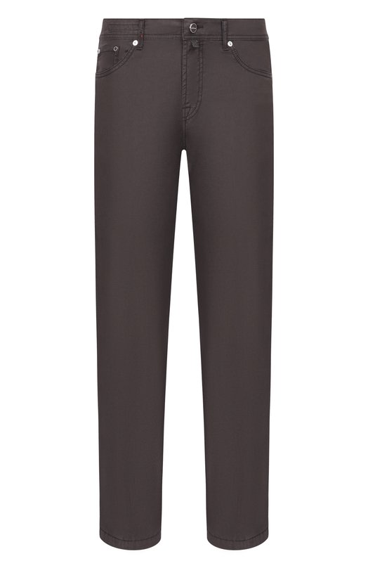 Брюки из хлопка и лиоцелла Kiton UPNJS1K0610H Коричневый UPNJS1K0610H