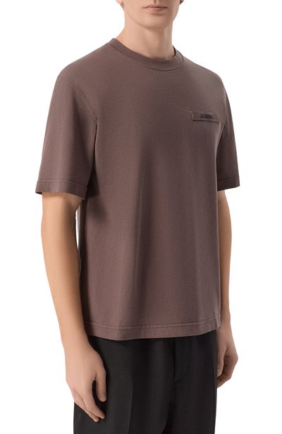 Хлопковая футболка JACQUEMUS, арт. 25HTSM00133/AJ00226, фото 3