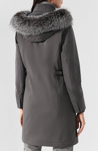 Парка с меховой отделкой LORO PIANA, арт. FAE5502, фото 4