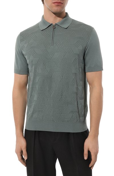 Поло из шелка и хлопка STEFANO RICCI, арт. K818047P31/F23175, фото 3