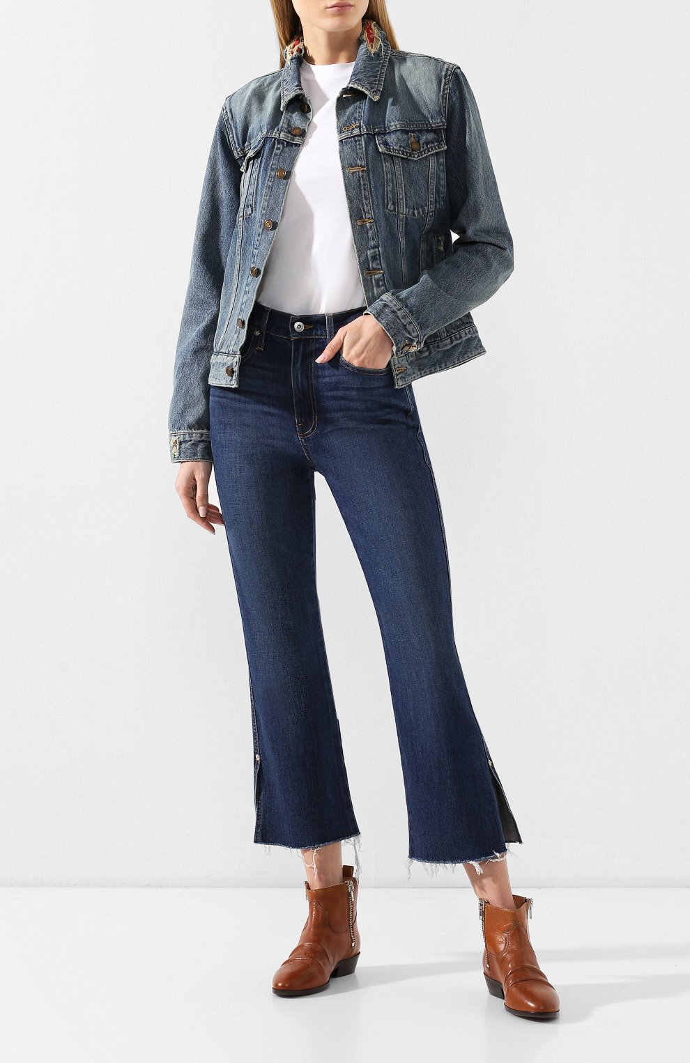 Кожаные ботинки GOLDEN GOOSE DELUXE BRAND, арт. G34WS279.C6, фото 2