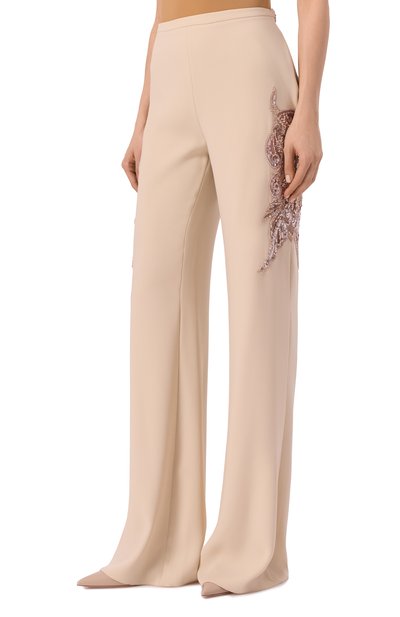 Брюки с отделкой бисером ZUHAIR MURAD, арт. RTR25035/CRCA010, фото 3