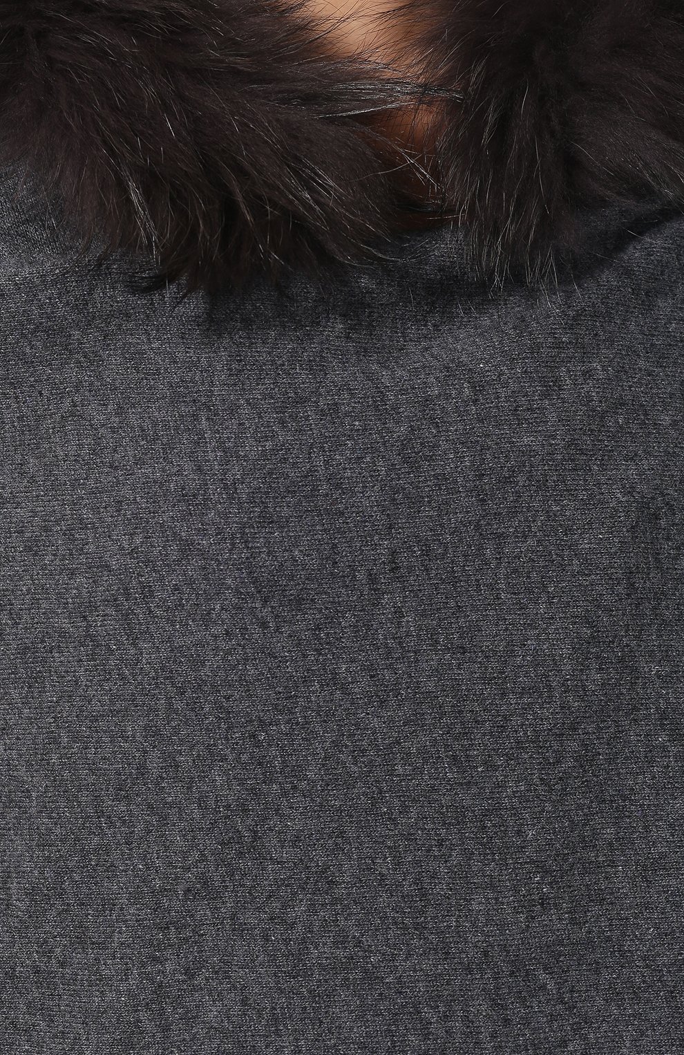 Пончо с меховой отделкой NIMA, арт. S014/FINNRAC00N, фото 5