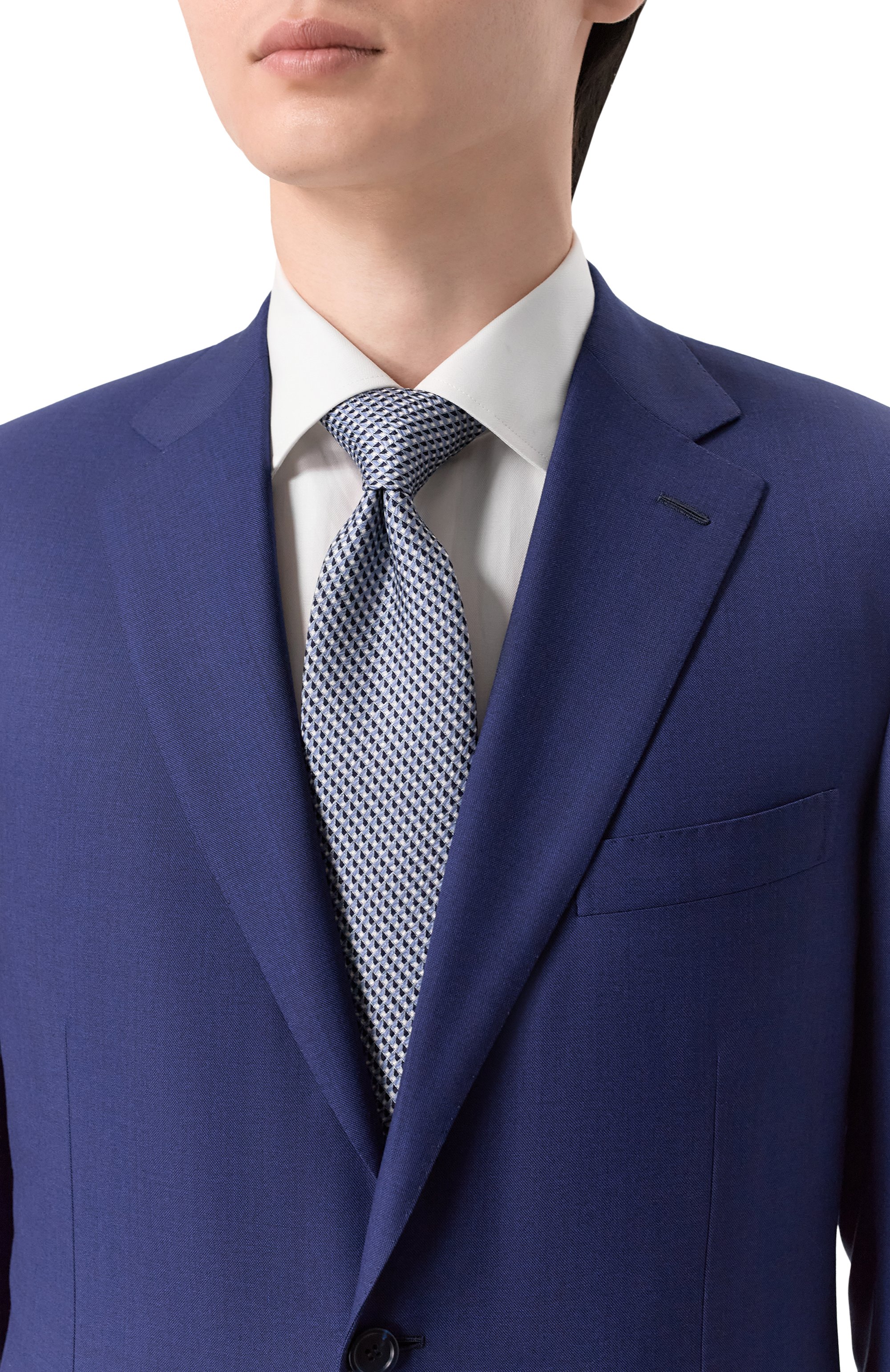 Шелковый комплект из галстука и платка BRIONI, арт. 08A900/PD447, фото 2